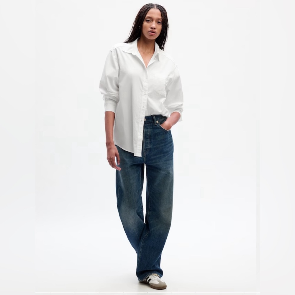 Gap White Big Shirt XXL